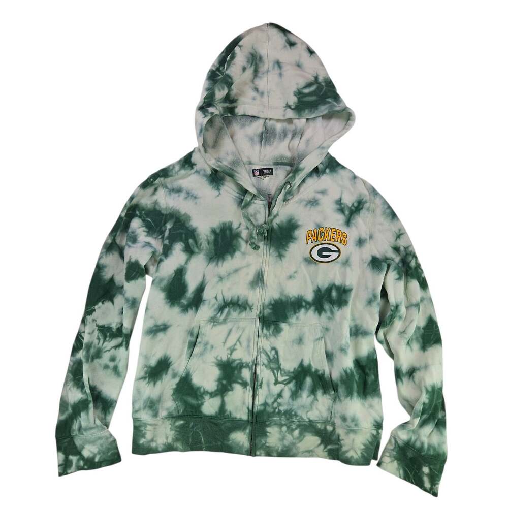 NFL Team Apparel | Green Bay Packers Tie Dye Hoodie Sweatshirt | Size 2XL